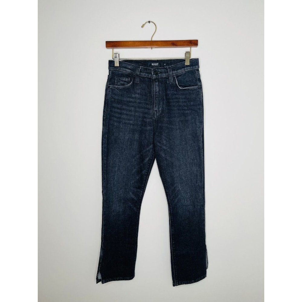 Hudson Women's Size 25 Holly Straight Split Hem Dark Wash Jeans